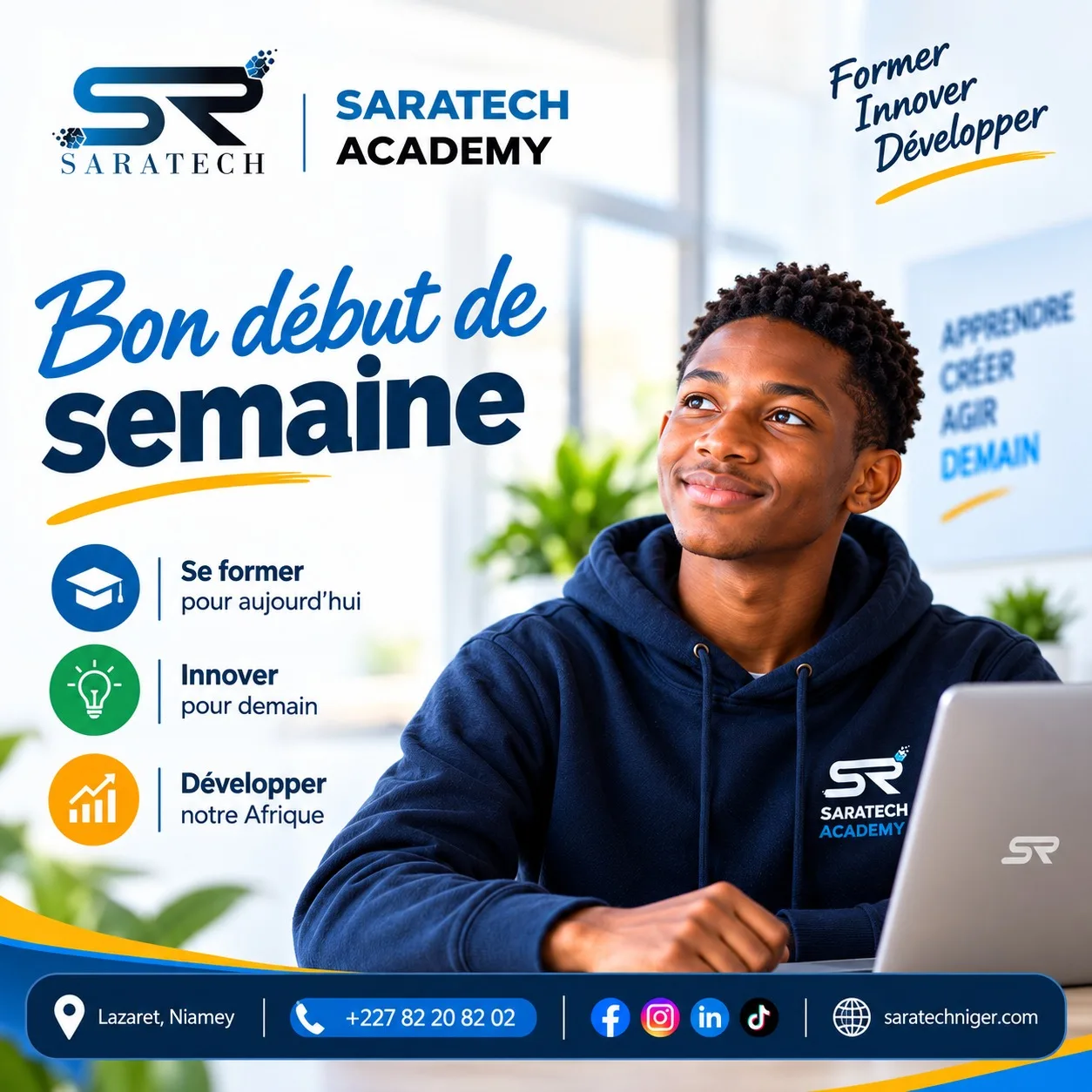ROBOTIQUE, CODING & IoT AU NIGER | Bon début de semaine