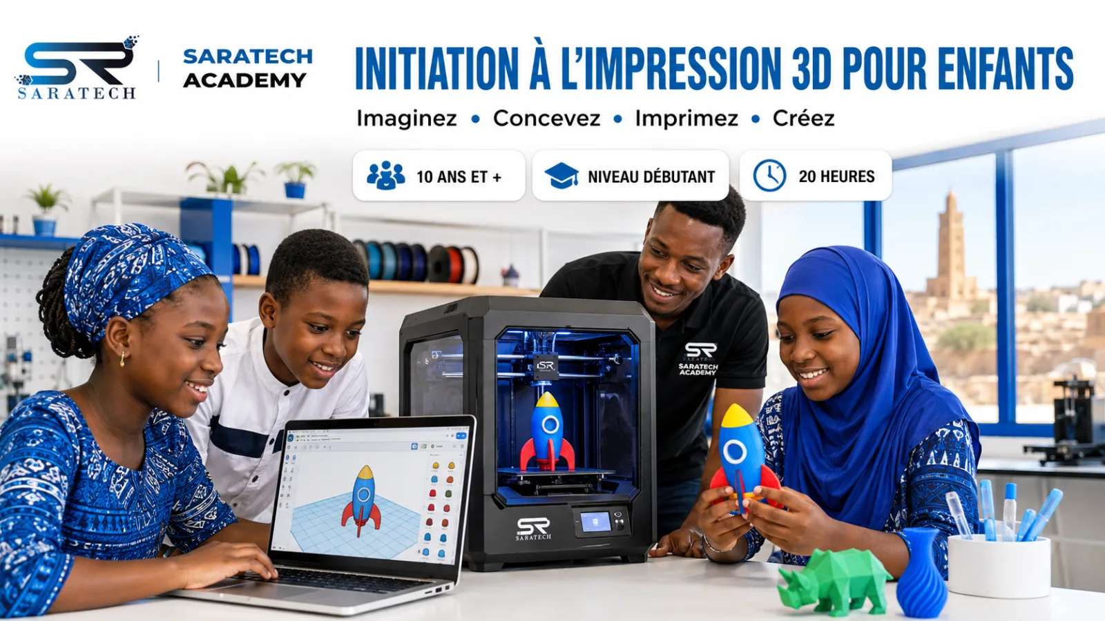 Initiation à l’impression 3D pour enfants