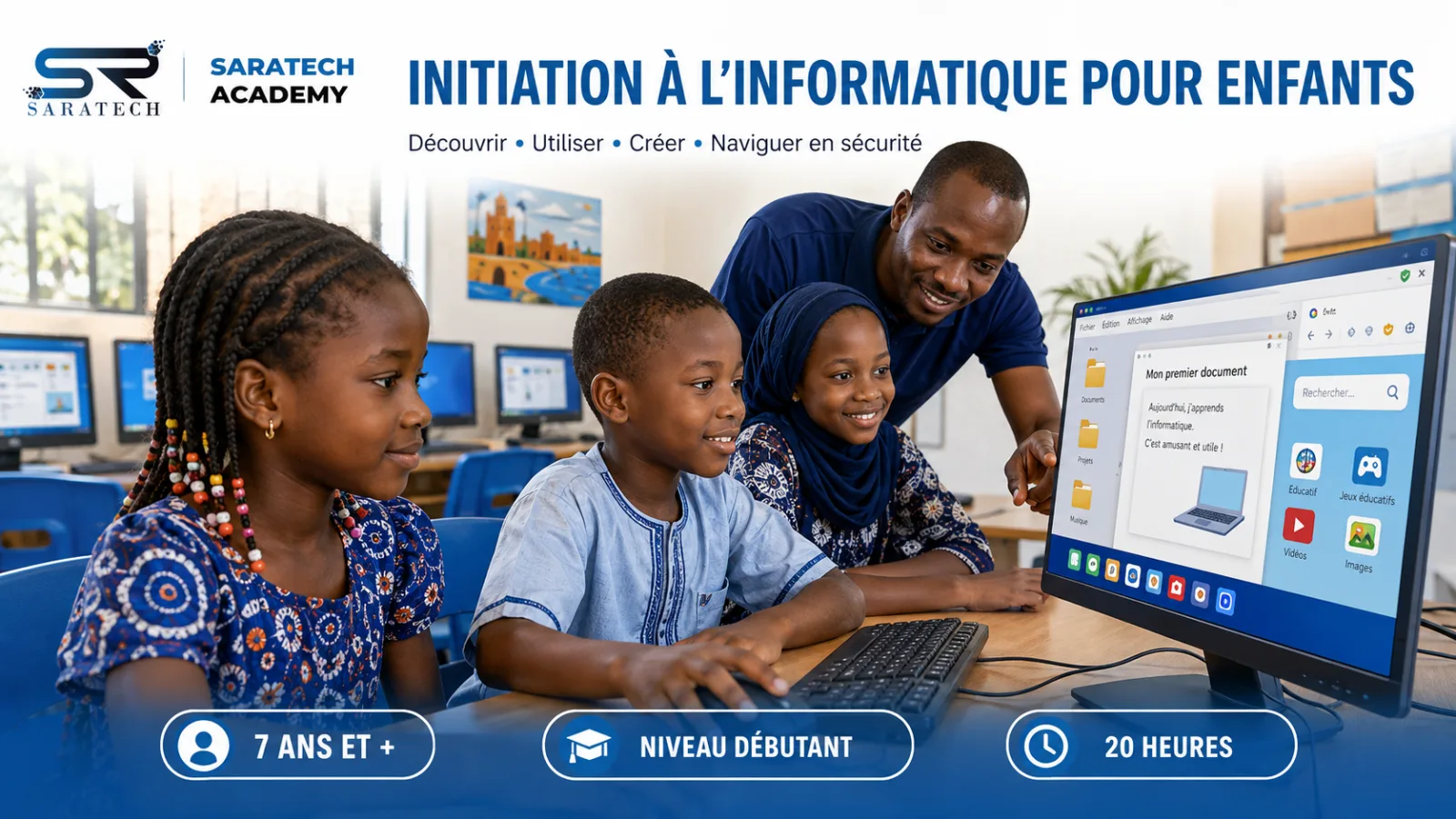 Initiation à l’informatique pour enfants