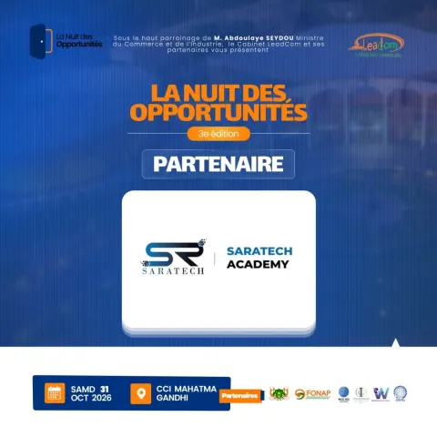 Saratech Academy, partenaire de la Nuit des Opportunités à Niamey